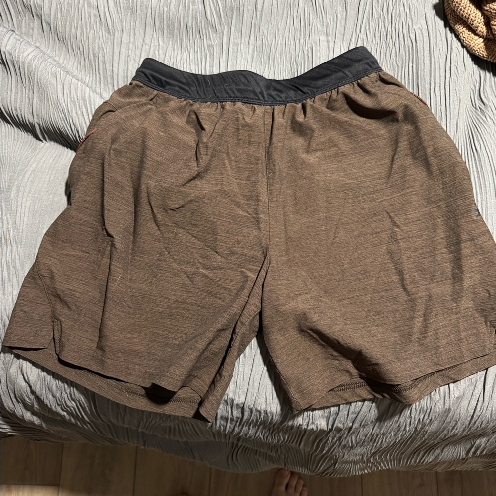adidas Men's Brown Athletic Shorts
